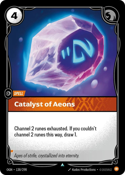 Image for Catalyst of Aeons (138/298) (Foil) [Origins] - Riftbound: League of Legends Trading Card Game