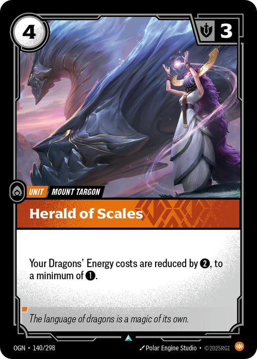 Image for Herald of Scales (140/298) [Origins] - Riftbound: League of Legends Trading Card Game