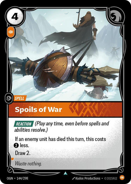 Image for Spoils of War (144/298) [Origins] - Riftbound: League of Legends Trading Card Game