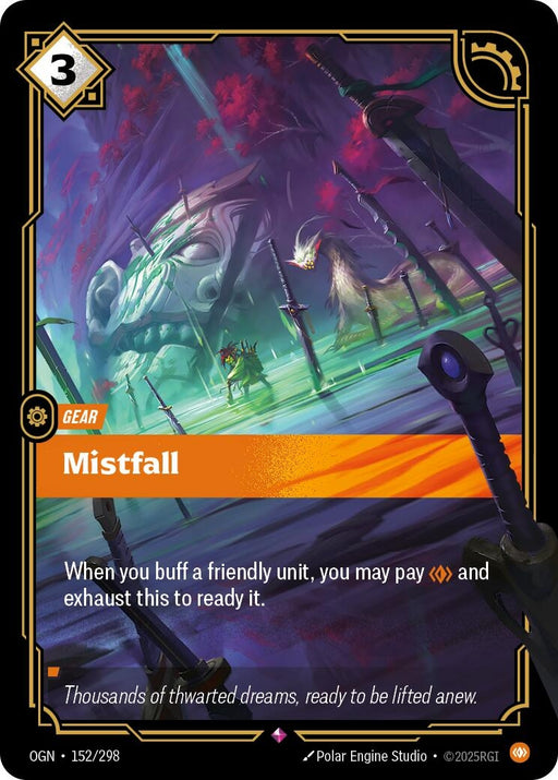 Image for Mistfall (152/298) (Foil) [Origins] - Riftbound: League of Legends Trading Card Game