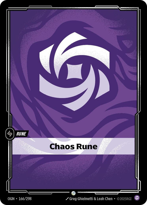 Image for Chaos Rune (166/298) [Origins] - Riftbound: League of Legends Trading Card Game