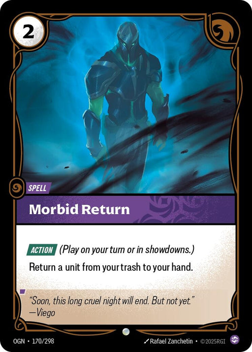 Image for Morbid Return (170/298) (Foil) [Origins] - Riftbound: League of Legends Trading Card Game