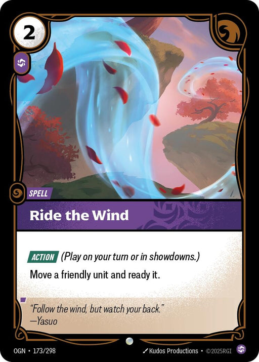 Image for Ride The Wind (173/298) [Origins] - Riftbound: League of Legends Trading Card Game