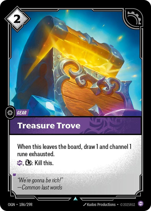 Image for Treasure Trove (186/298) (Foil) [Origins] - Riftbound: League of Legends Trading Card Game
