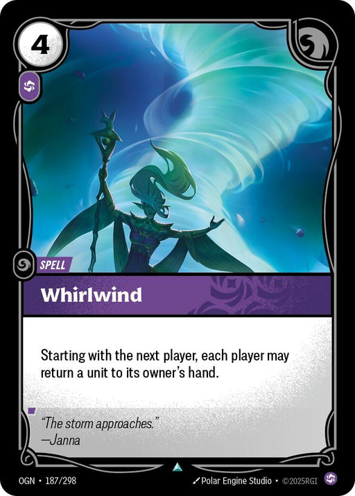 Image for Whirlwind (187/298) [Origins] - Riftbound: League of Legends Trading Card Game