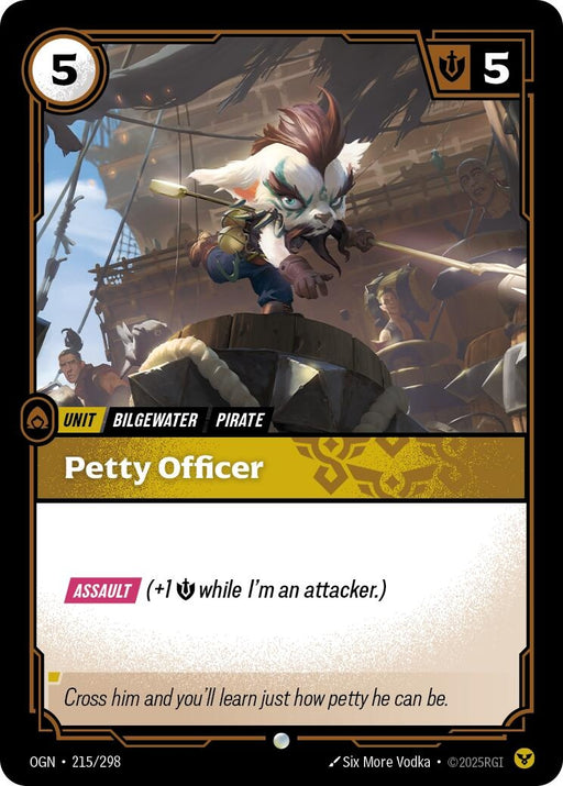 Image for Petty Officer (215/298) [Origins] - Riftbound: League of Legends Trading Card Game