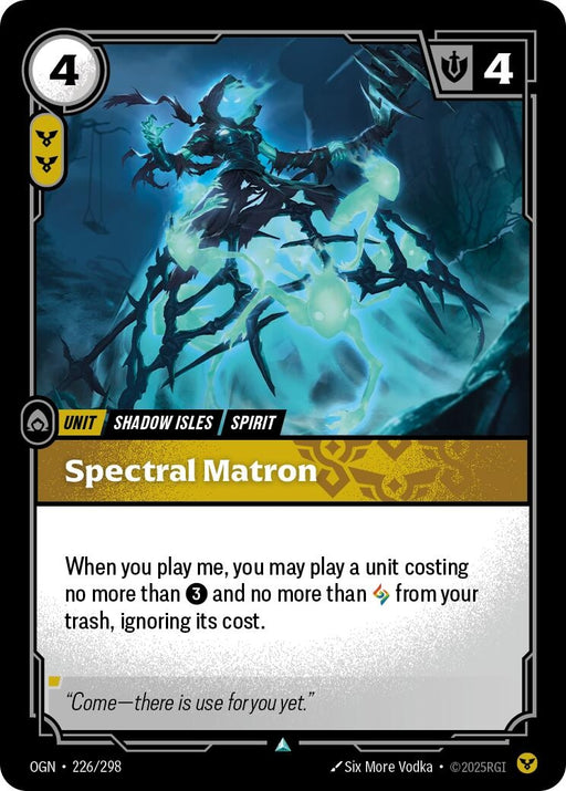 Image for Spectral Matron (226/298) [Origins] - Riftbound: League of Legends Trading Card Game