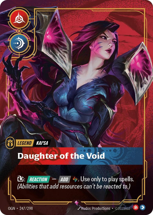 Image for Kai'Sa - Daughter of the Void (247/298) (Foil) [Origins] - Riftbound: League of Legends Trading Card Game