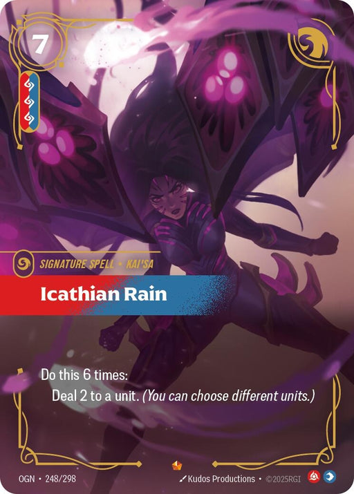 Image for Icathian Rain (248/298) (Foil) [Origins] - Riftbound: League of Legends Trading Card Game
