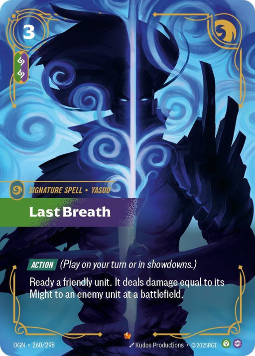 Image for Last Breath (260/298) (Foil) [Origins] - Riftbound: League of Legends Trading Card Game