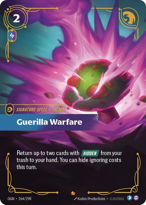 Image for Guerilla Warfare (264/298) (Foil) [Origins] - Riftbound: League of Legends Trading Card Game