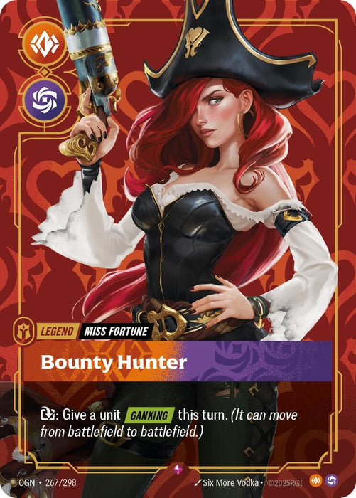 Image for Miss Fortune - Bounty Hunter (267/298) (Foil) [Origins] - Riftbound: League of Legends Trading Card Game