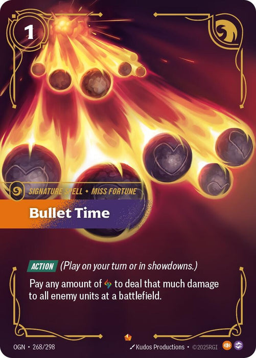 Image for Bullet Time (268/298) (Foil) [Origins] - Riftbound: League of Legends Trading Card Game