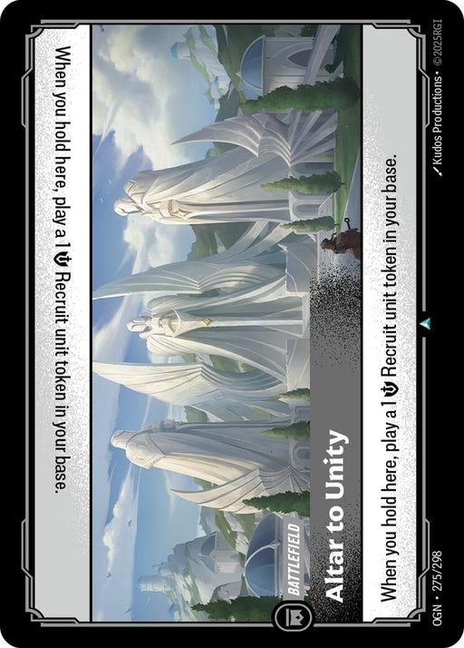 Image for Altar to Unity (275/298) (Foil) [Origins] - Riftbound: League of Legends Trading Card Game