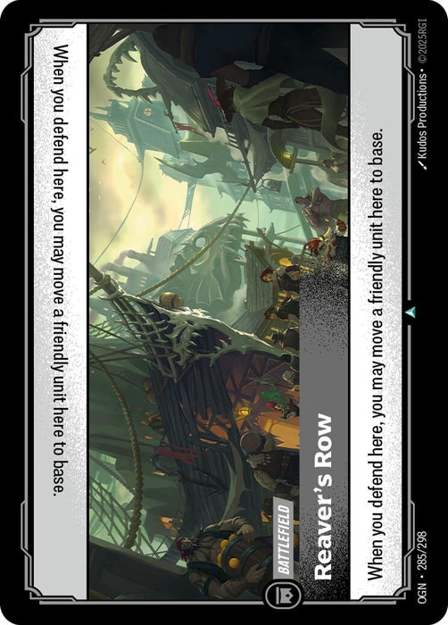 Image for Reaver's Row (285/298) (Foil) [Origins] - Riftbound: League of Legends Trading Card Game