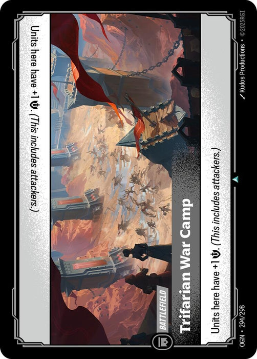 Image for Trifarian War Camp (294/298) [Origins] - Riftbound: League of Legends Trading Card Game