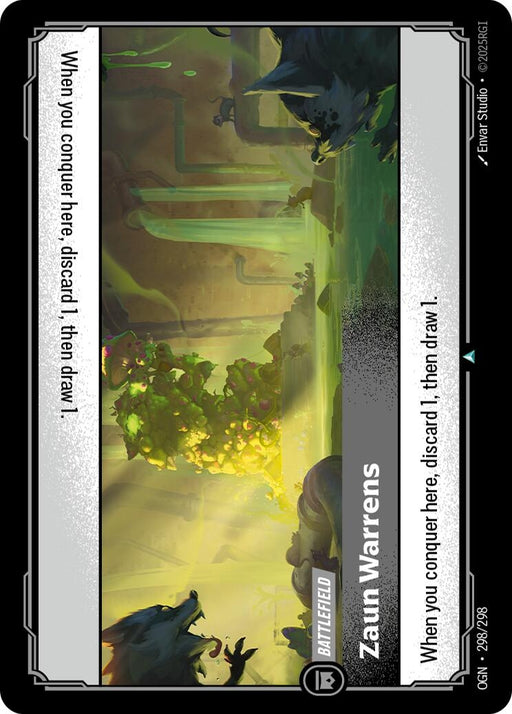 Image for Zaun Warrens (298/298) (Foil) [Origins] - Riftbound: League of Legends Trading Card Game