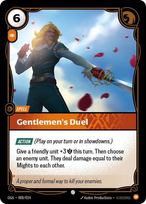Image for Gentlemen's Duel (008/024) [Origins: Proving Grounds] - Riftbound: League of Legends Trading Card Game