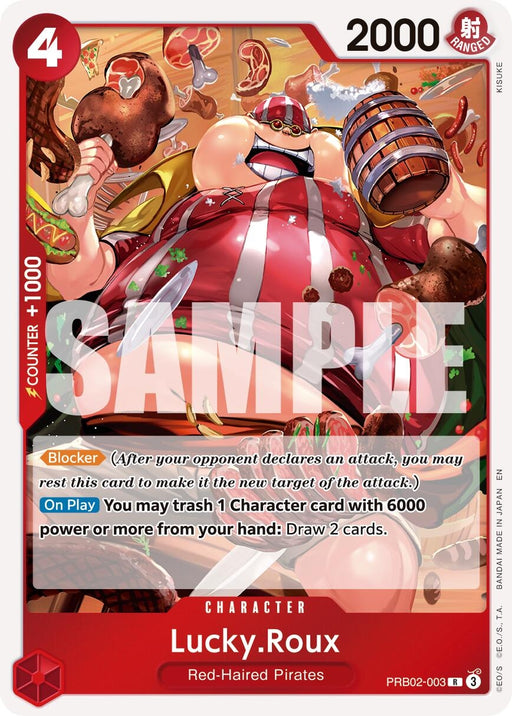 Image for Lucky.Roux (PRB02-003) (Foil) [Premium Booster -The Best- Vol. 2] - One Piece Card Game