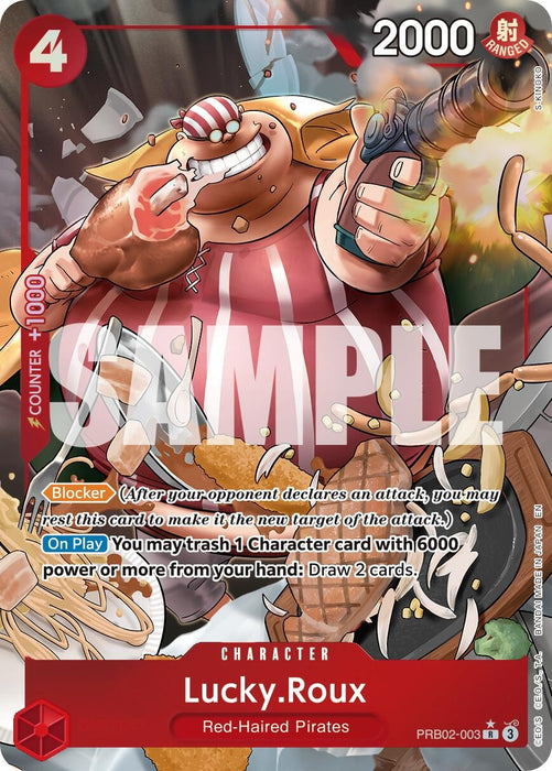 Lucky.Roux (Alternate Art) (PRB02-003) (Foil) [Premium Booster -The Best- Vol. 2]