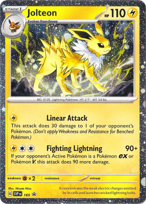 Image for Jolteon - 169 (Cosmos Holo) (169) (Holofoil) [SV: Scarlet & Violet Promo Cards] (SVP) - Pokemon