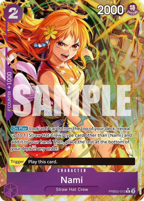 Image for Nami (Alternate Art) (PRB02-012) (Foil) [Premium Booster -The Best- Vol. 2] - One Piece Card Game