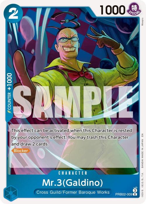 Mr.3(Galdino) - PRB02-009 (PRB02-009) (Foil) [Premium Booster -The Best- Vol. 2]