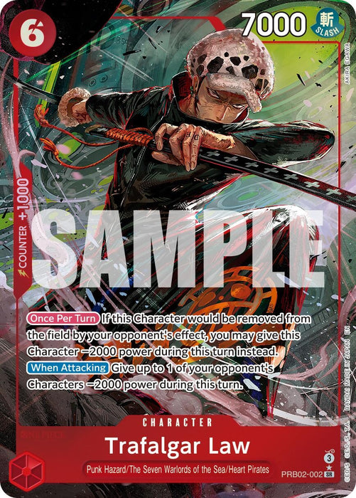 Trafalgar Law - PRB02-002 (Alternate Art) (PRB02-002) (Foil) [Premium Booster -The Best- Vol. 2]
