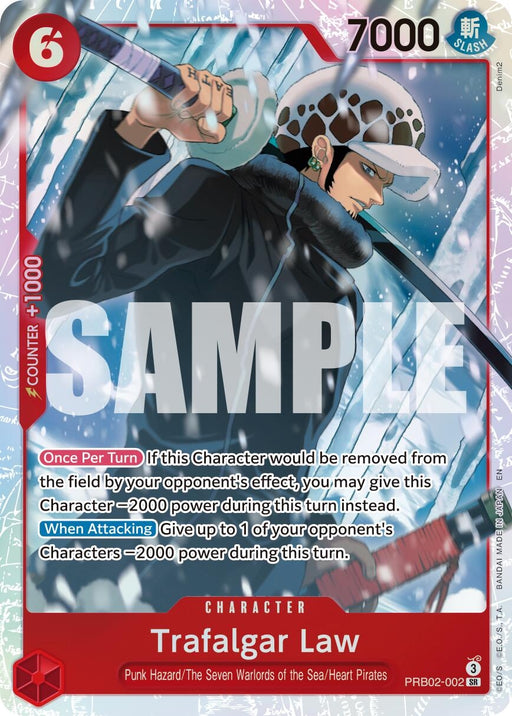 Image for Trafalgar Law - PRB02-002 (PRB02-002) (Foil) [Premium Booster -The Best- Vol. 2] - One Piece Card Game