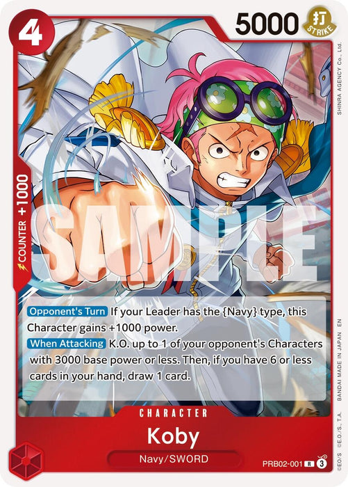 Koby (PRB02-001) (Foil) [Premium Booster -The Best- Vol. 2]