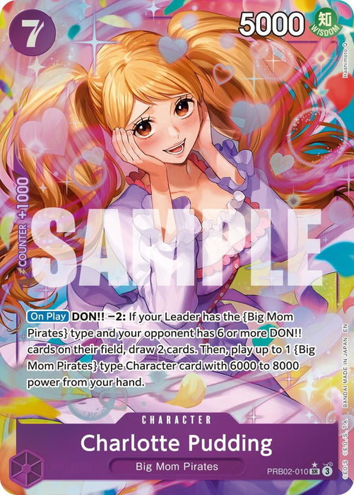 Charlotte Pudding - PRB02-010 (Alternate Art) (PRB02-010) (Foil) [Premium Booster -The Best- Vol. 2]