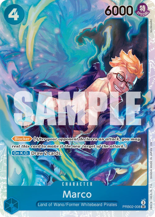 Image for Marco (PRB02-008) (Foil) [Premium Booster -The Best- Vol. 2] - One Piece Card Game