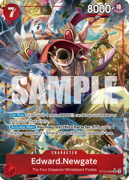 Edward.Newgate - ST15-002 (Alternate Art) (ST15-002) (Foil) [Premium Booster -The Best- Vol. 2]