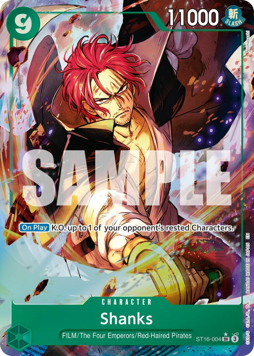 Image for Shanks - ST16-004 (Alternate Art) (ST16-004) (Foil) [Premium Booster -The Best- Vol. 2] - One Piece Card Game