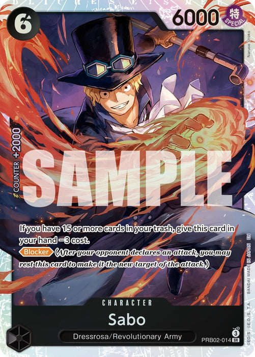 Image for Sabo - PRB02-014 (PRB02-014) (Foil) [Premium Booster -The Best- Vol. 2] - One Piece Card Game