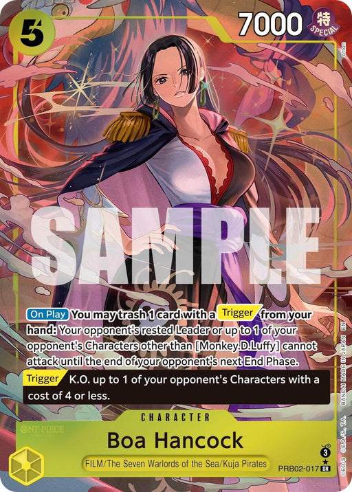 Image for Boa Hancock (Alternate Art) (PRB02-017) (Foil) [Premium Booster -The Best- Vol. 2] - One Piece Card Game
