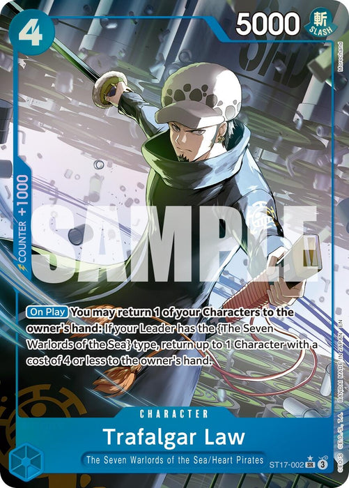 Image for Trafalgar Law - ST17-002 (Alternate Art) (ST17-002) (Foil) [Premium Booster -The Best- Vol. 2] - One Piece Card Game