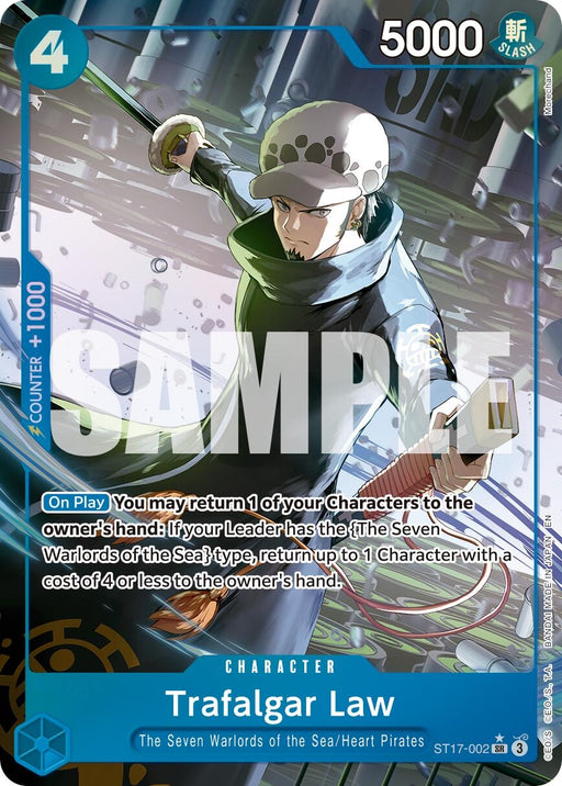 Image for Trafalgar Law - ST17-002 (Alternate Art) (ST17-002) (Foil) [Premium Booster -The Best- Vol. 2] - One Piece Card Game