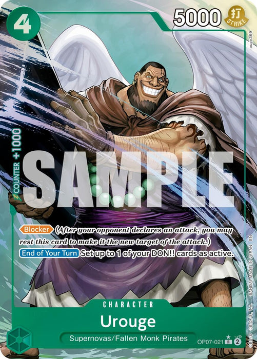 Image for Urouge (Alternate Art) (OP07-021) (Foil) [Premium Booster -The Best- Vol. 2] - One Piece Card Game