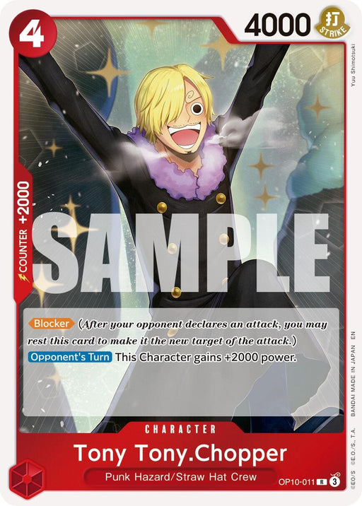 Image for Tony Tony.Chopper (Reprint) (OP10-011) (Foil) [Premium Booster -The Best- Vol. 2] - One Piece Card Game