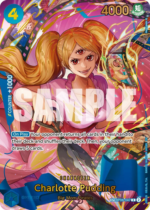 Image for Charlotte Pudding (SP) (OP06-047) (Foil) [Premium Booster -The Best- Vol. 2] - One Piece Card Game
