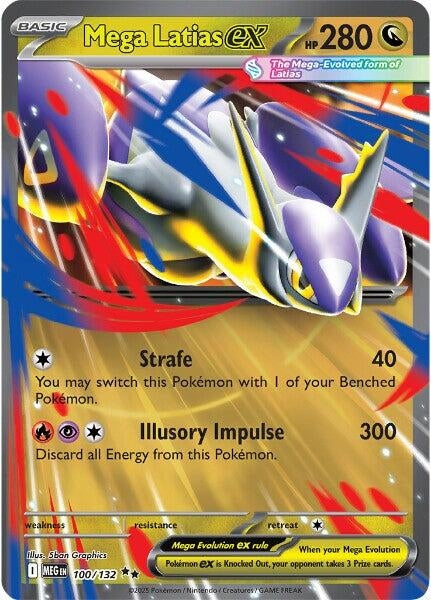 Image for Mega Latias ex (100/132) (Holofoil) [ME01: Mega Evolution] - Pokemon