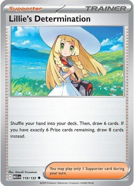 Image for Lillie's Determination (119/132) (Reverse Holofoil) [ME01: Mega Evolution] - Pokemon