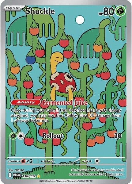 Image for Shuckle (136/132) (Holofoil) [ME01: Mega Evolution] - Pokemon