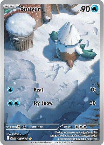 Image for Snover (140/132) (Holofoil) [ME01: Mega Evolution] - Pokemon