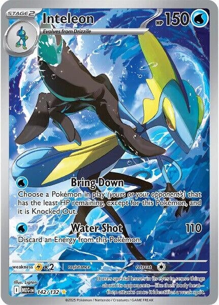 Image for Inteleon (142/132) (Holofoil) [ME01: Mega Evolution] - Pokemon