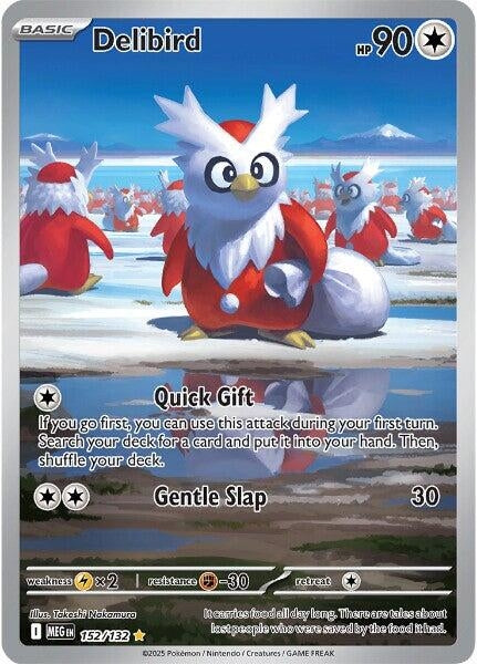 Image for Delibird (152/132) (Holofoil) [ME01: Mega Evolution] - Pokemon