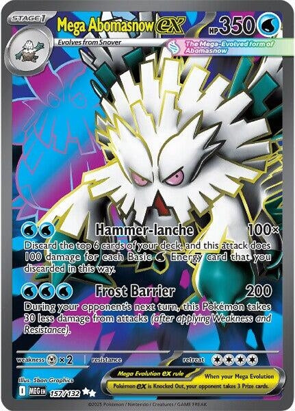 Image for Mega Abomasnow ex (157/132) (Holofoil) [ME01: Mega Evolution] - Pokemon