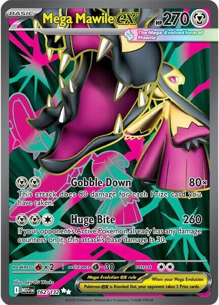 Image for Mega Mawile ex (162/132) (Holofoil) [ME01: Mega Evolution] - Pokemon