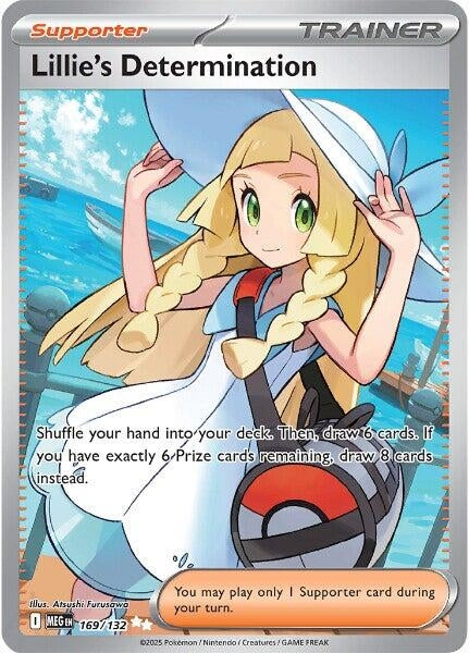 Image for Lillie's Determination (169/132) (Holofoil) [ME01: Mega Evolution] - Pokemon